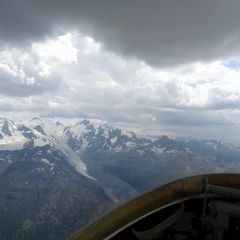 Flugwegposition um 13:11:15: Aufgenommen in der Nähe von Maloja, Schweiz in 3470 Meter